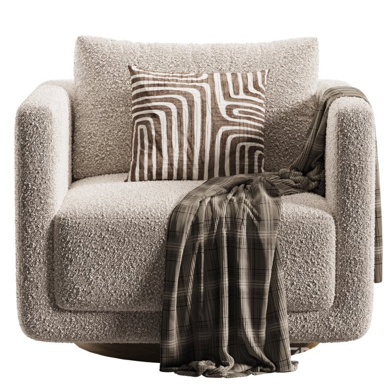 Faux Leather Armchair Image 7