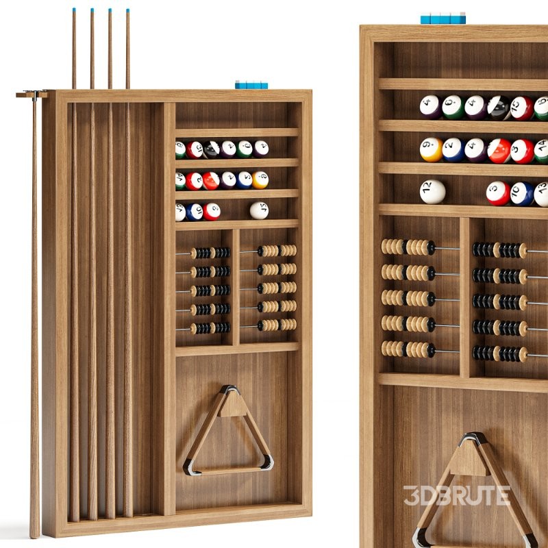 Modern Combination Wall Rack Image 2