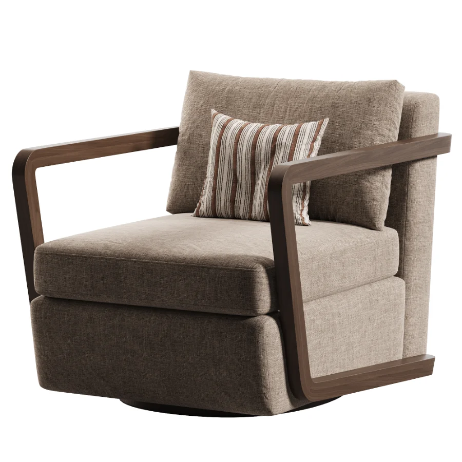 Swivel Lounge Chair Image 3