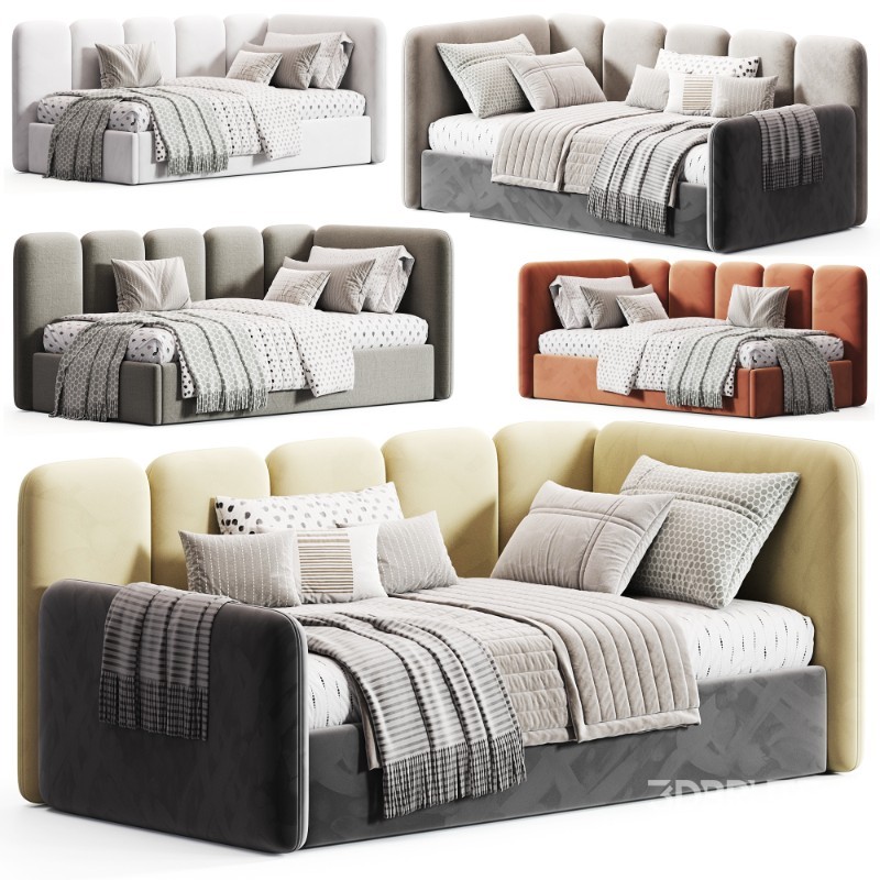 Corner bed LORI by Mamoony Image 6