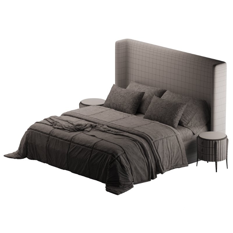 Arden Upholstered King Storage Bed Image 5