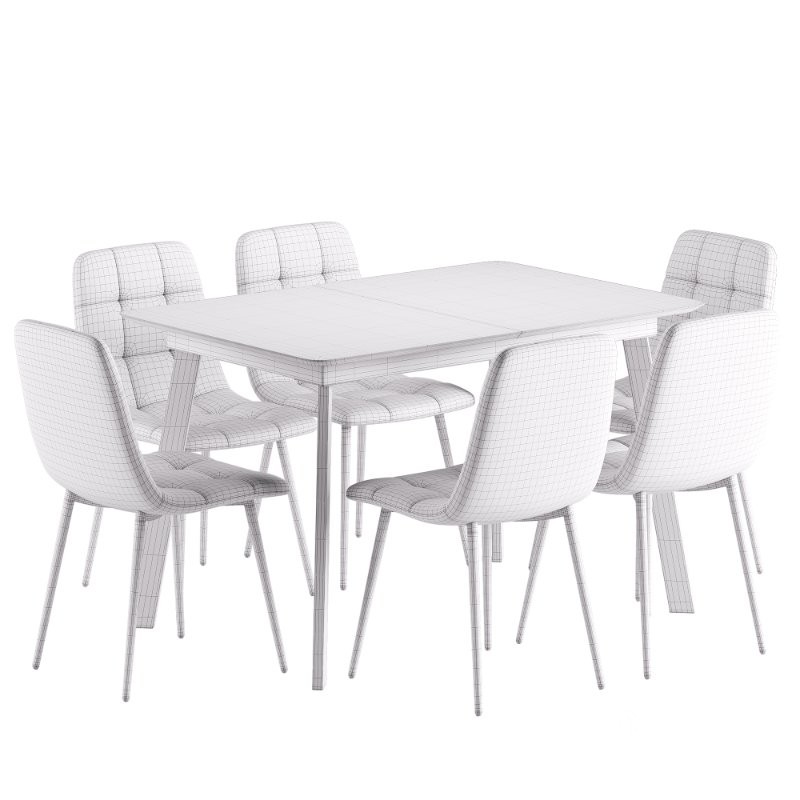 Oddi Dining Chair and Batu Dining Table Image 3