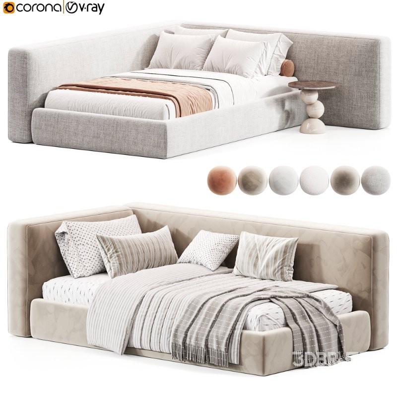 Corner bed Soho Design Image 7