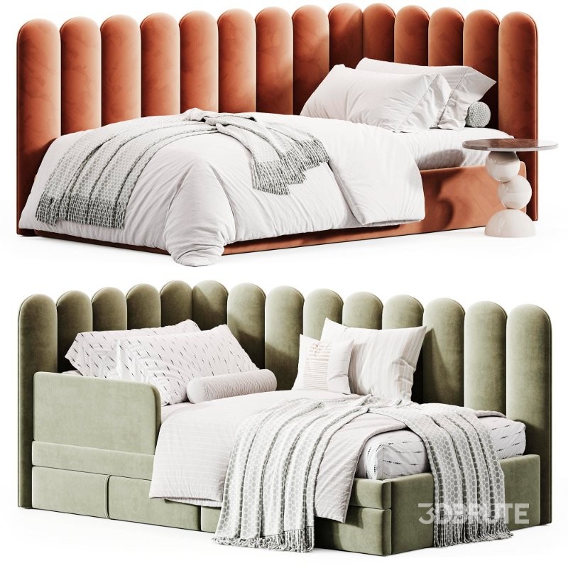 Children’s soft bed – Chamomile Image 1