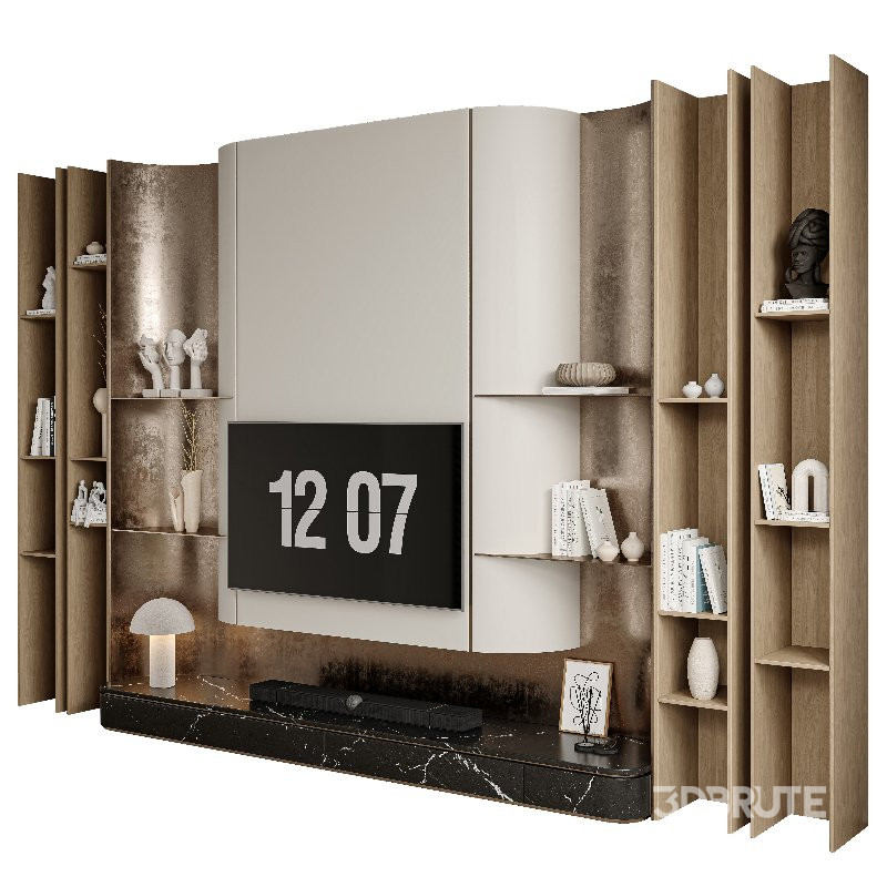 TV Wall-Set 09 Image 5