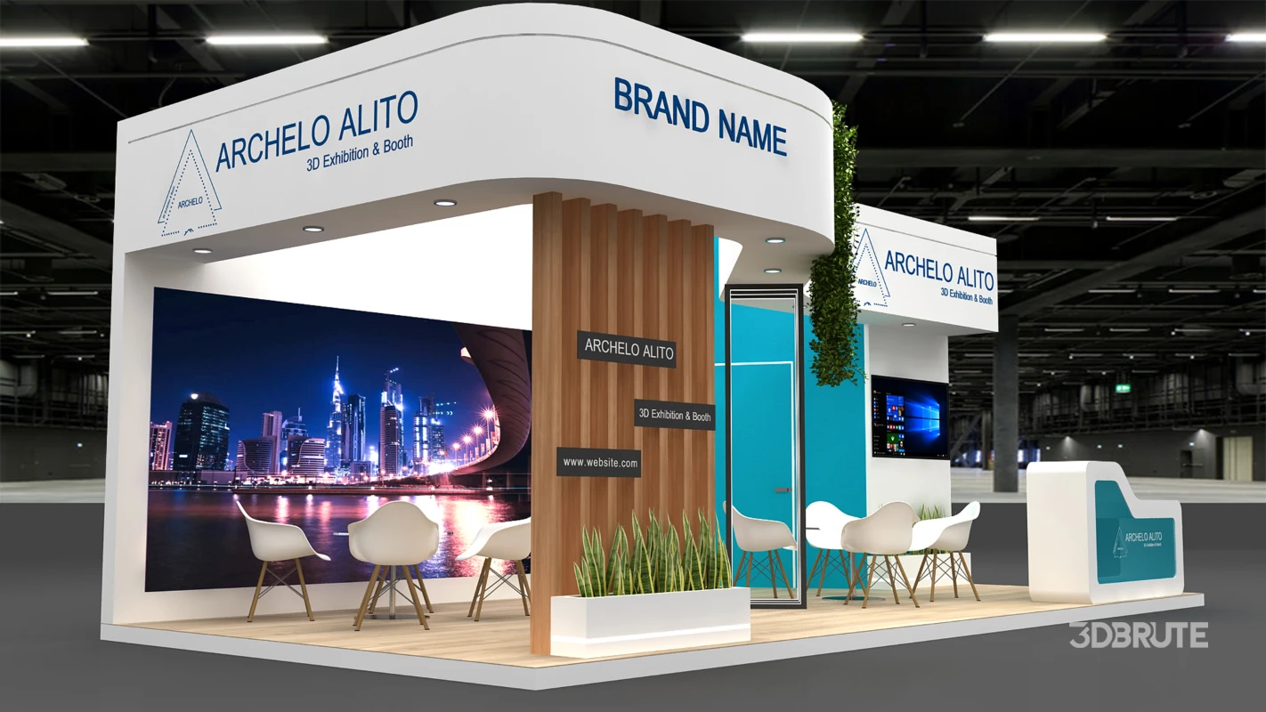 exhibition 3d model Image 3