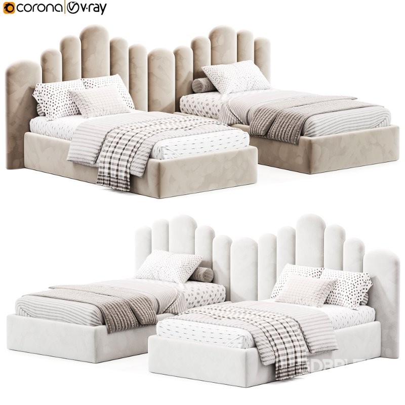 Corner bed Savoyardi Design kids Image 7