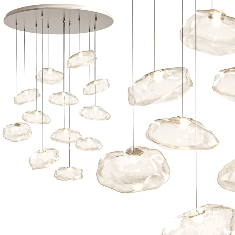 Bocci 73 random glass pendant light Image 1
