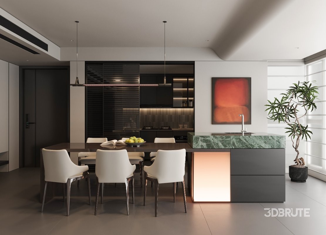 Modern dining room Image 1