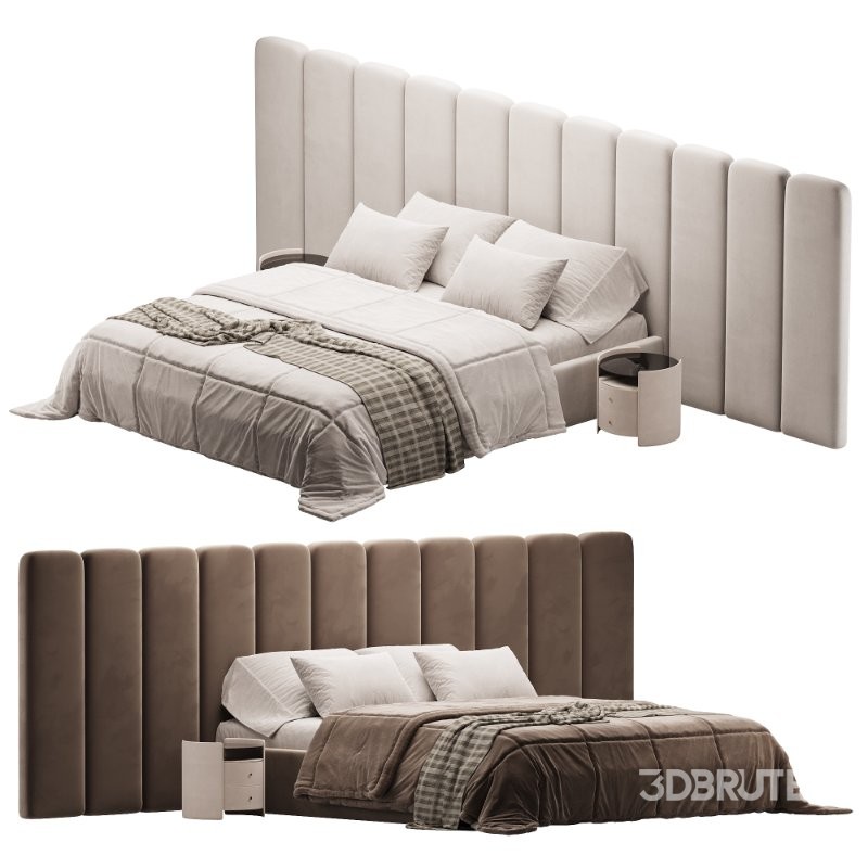 Palani Velvet Bed Image 1