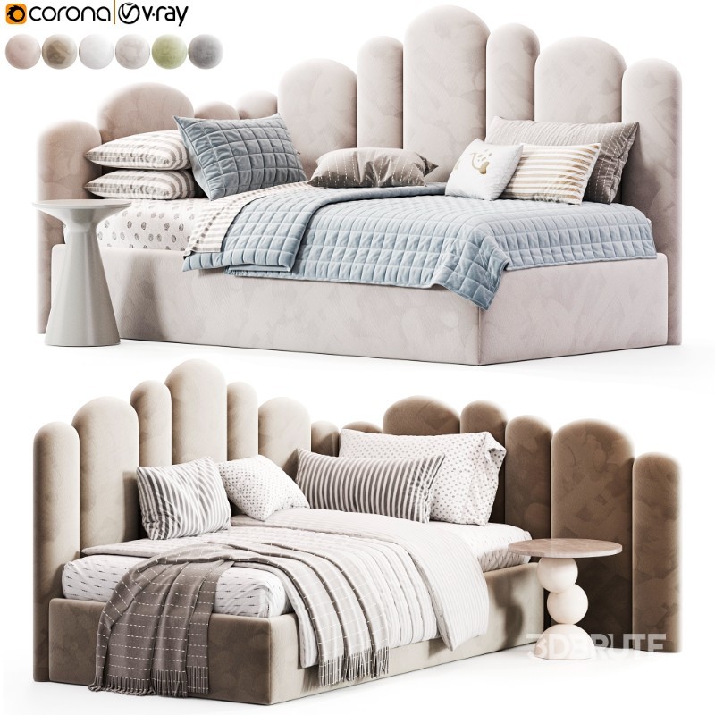 Corner bed Bambini Design kids Image 2