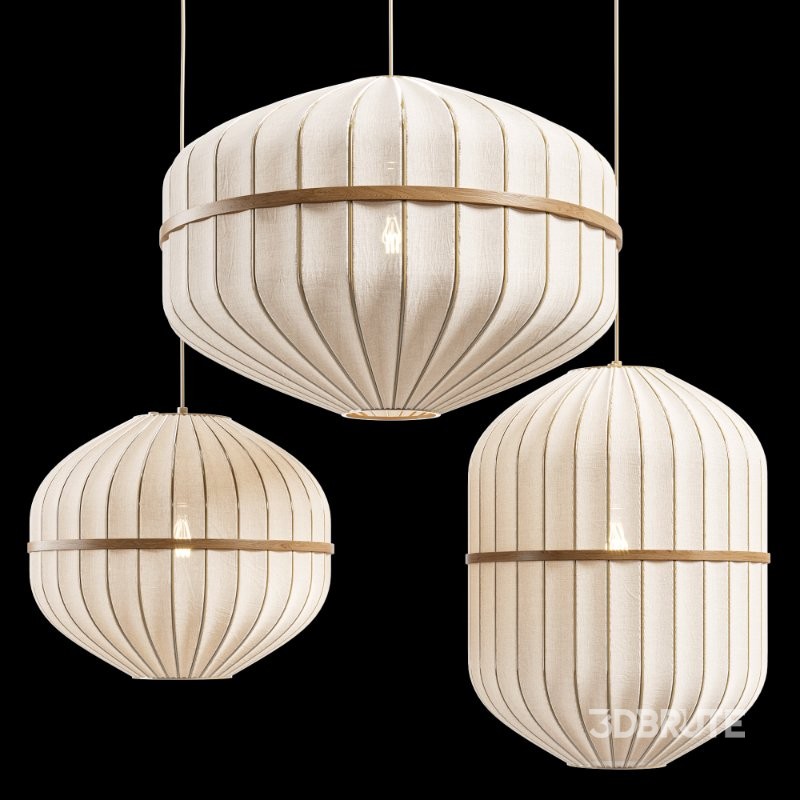 Bolia Lucen Pendants Ellipse & Cylinder & Octagon Image 2