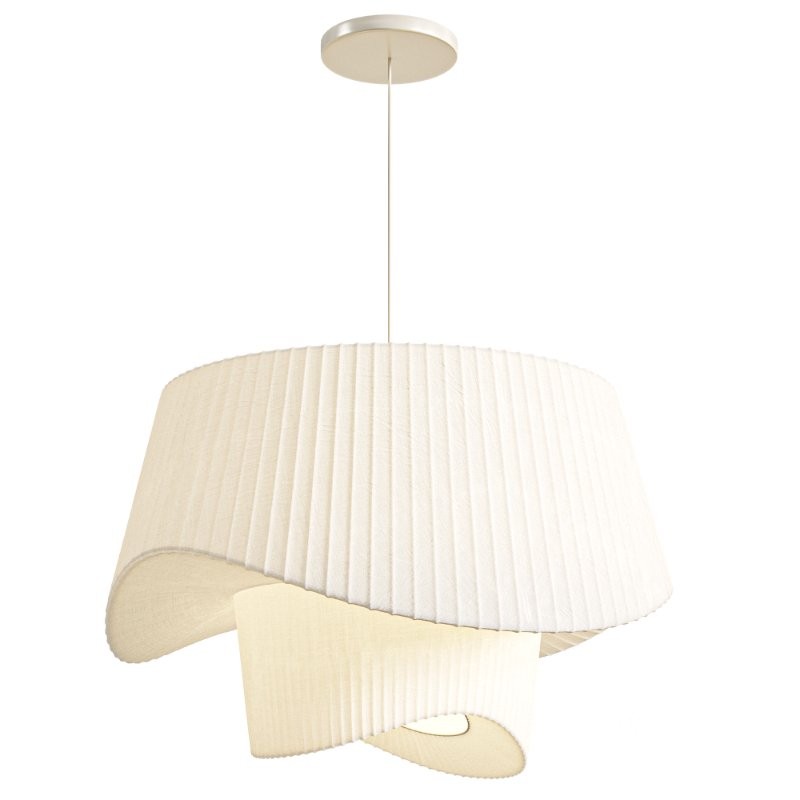 Bohemian Fabric Pendant Light Image 1