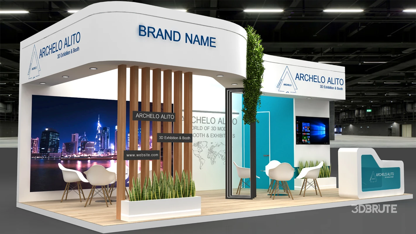 exhibition 3d model Image 5