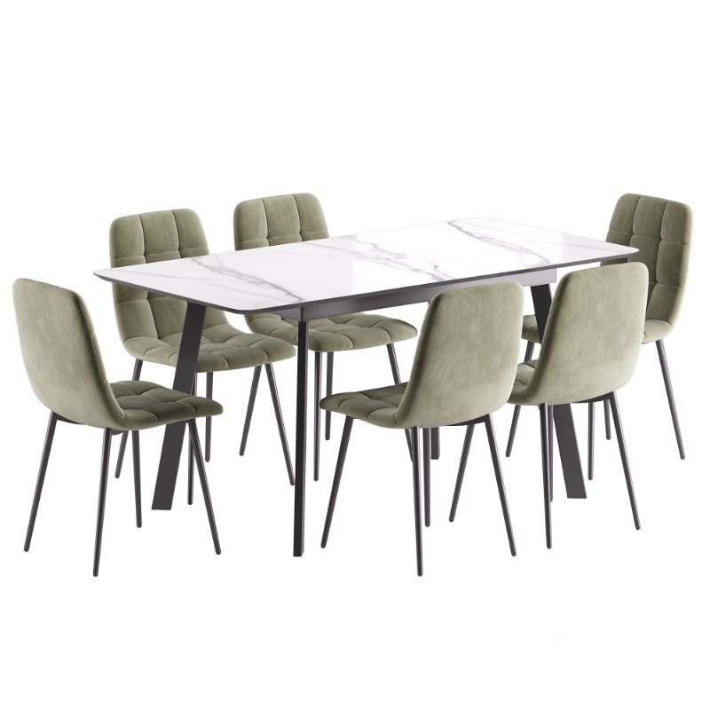Oddi Dining Chair and Batu Dining Table Image 5