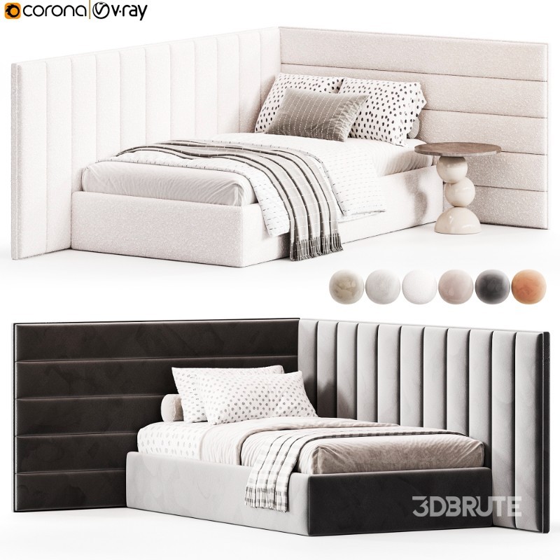 Corner bed Bonpari kids By Sensorsleep Image 1