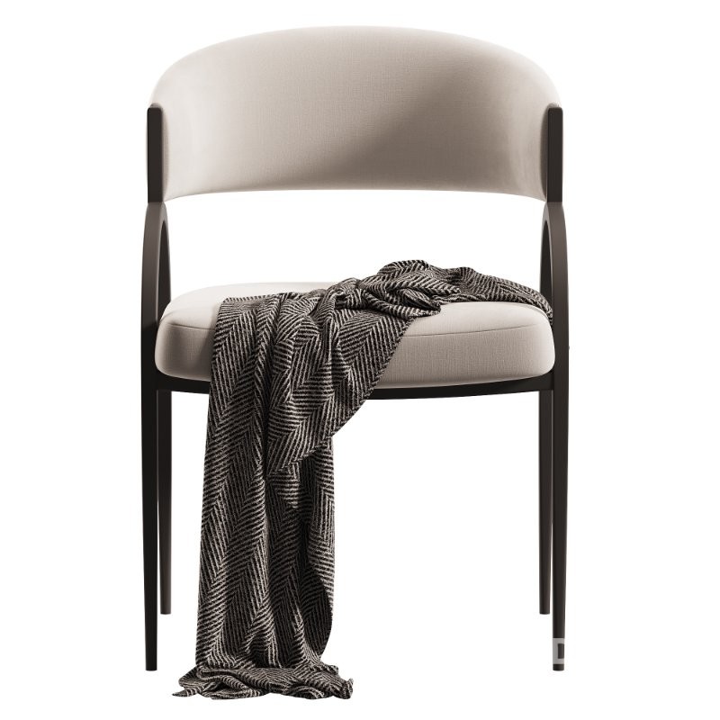 Natural Linen Chair Image 2