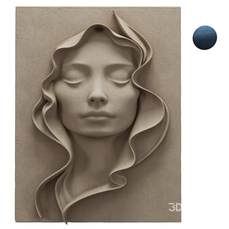 Girl_Face_Wall_Art Image 7