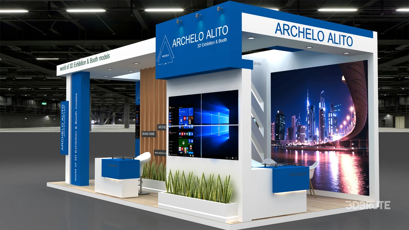 stand kiosk booth Image 5