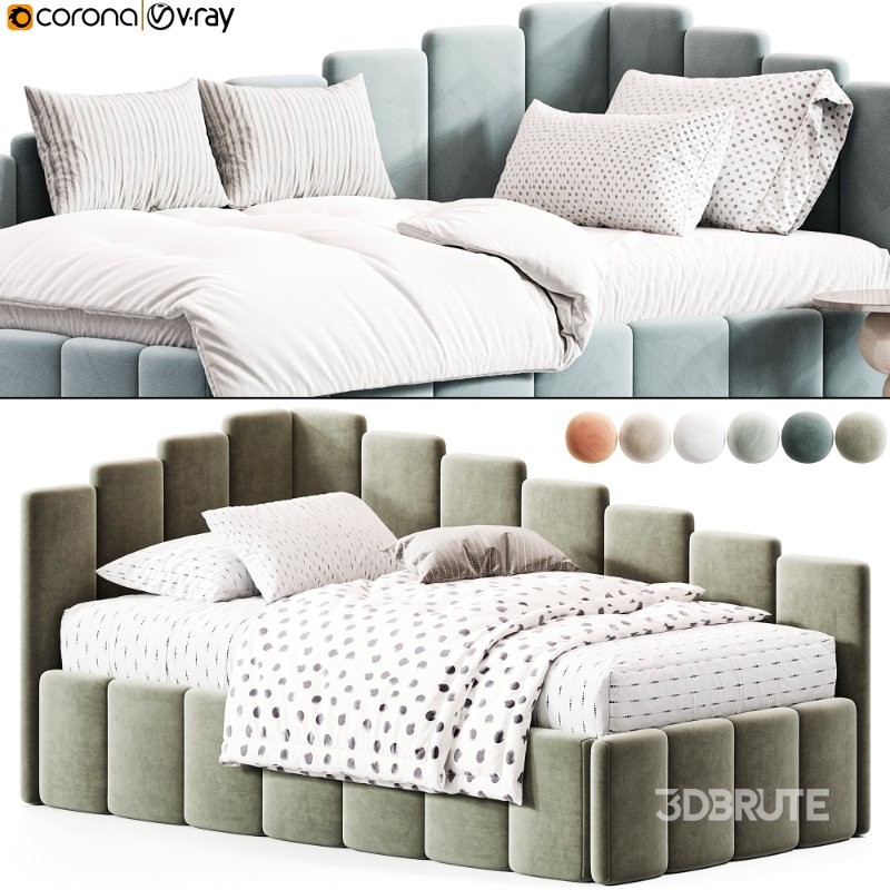 Corner bed Dandy kids ladder back By Sensorsleep Image 4