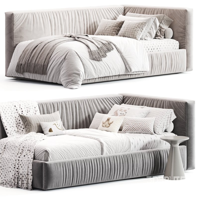 Corner Soft Bed MONA by Mamoony Image 6