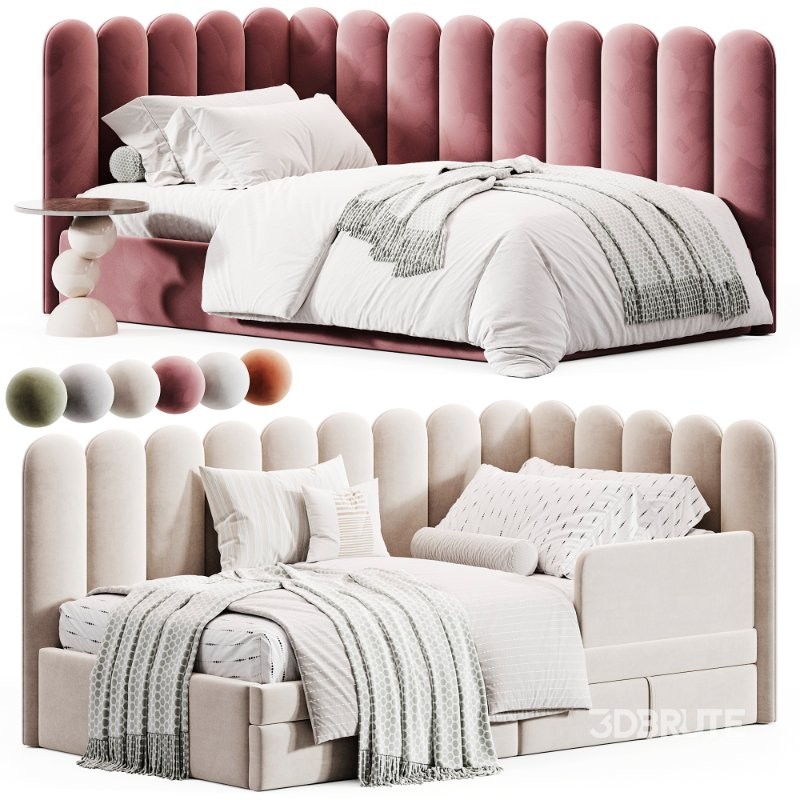 Children’s soft bed – Chamomile Image 3