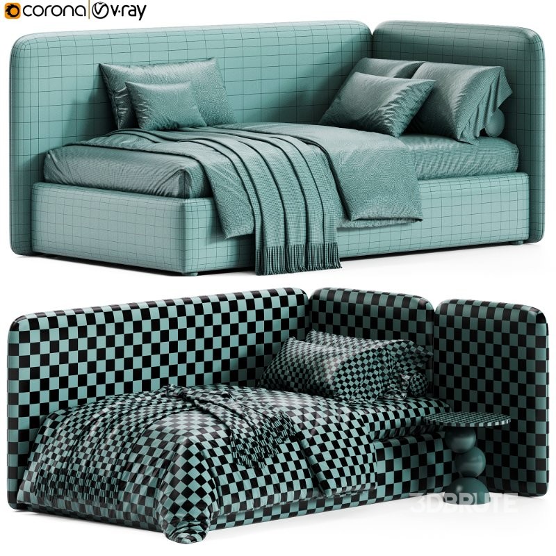 Corner bed Fleet Design kids Image 5