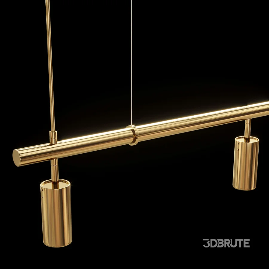 Long John Pendant with Uplight Image 2