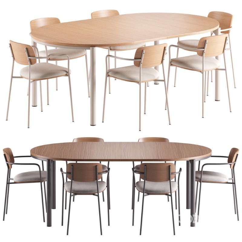 Maureen Chair and Montuiri Extendable Table 2017 Image 1