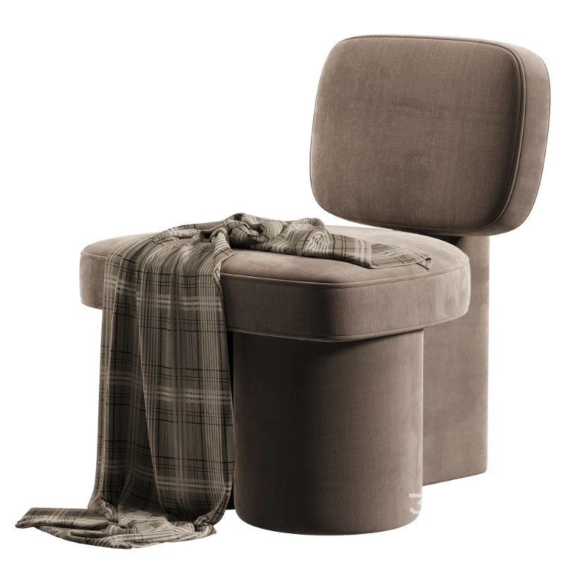Thea Accent Chair in Forest Green Corduroy Image 5