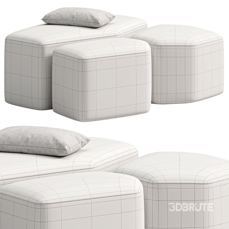 BEKI Pouf By Baxter Image 3