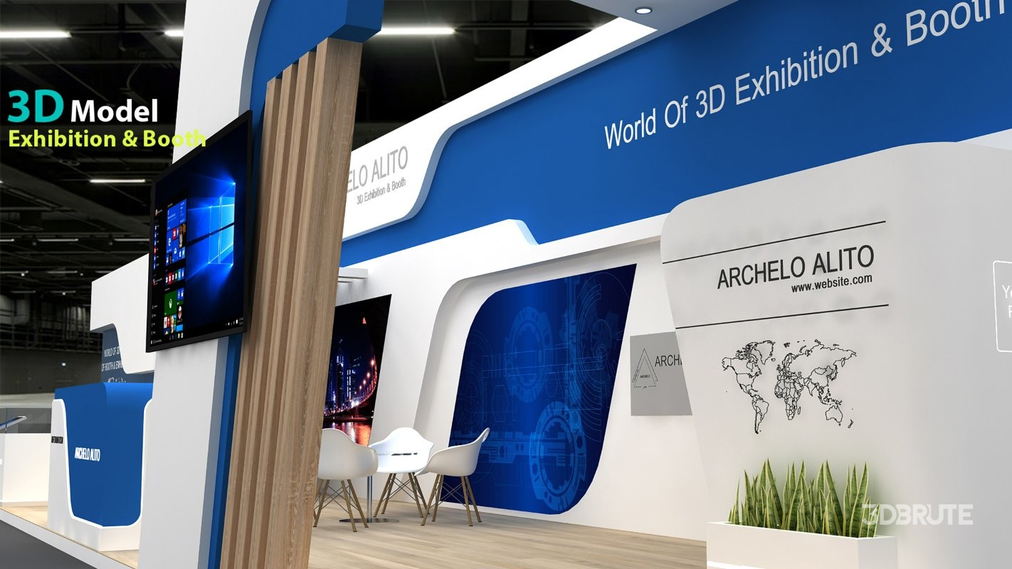 exhibition 3d model Image 4