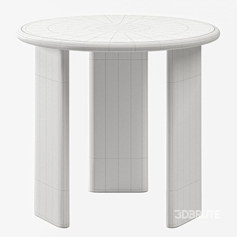 Persimmon Wood Dining Table Image 3