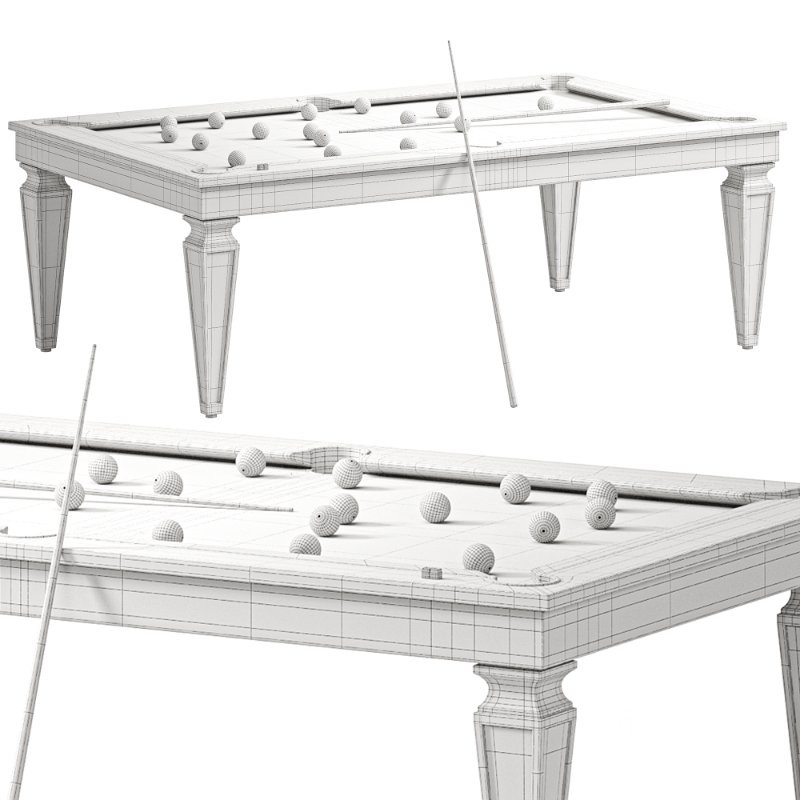 Biliardo Tavolo Cheope Style Black Image 2