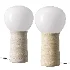 CB2 Fin Travertine Table Lamp - Thumbnail 3