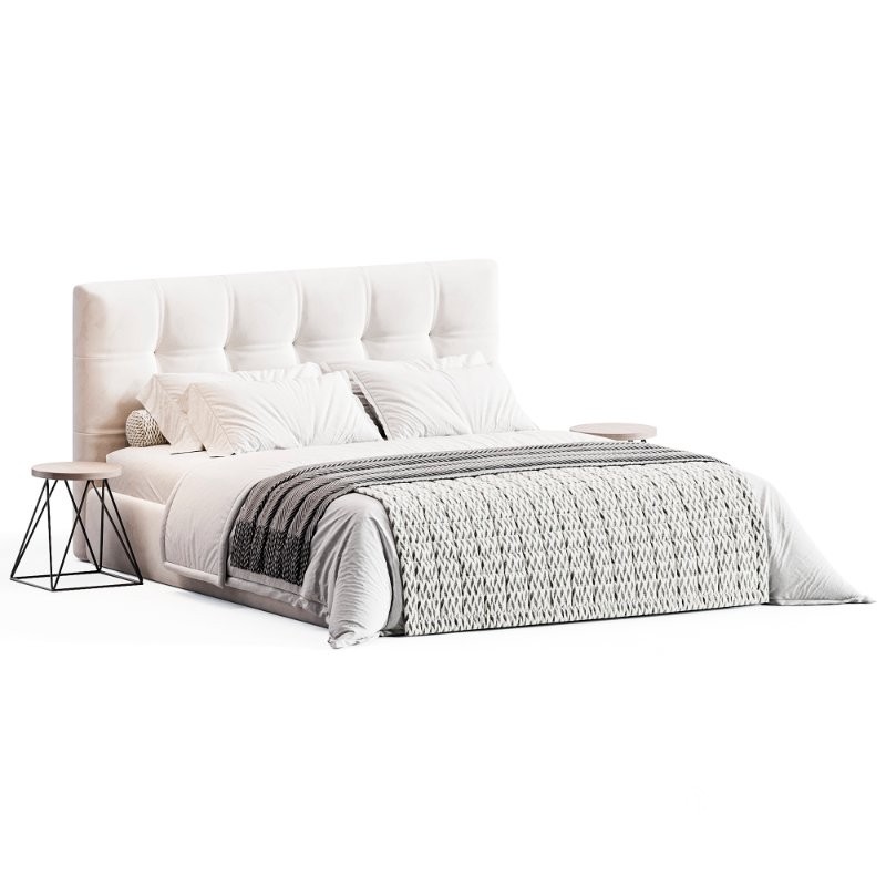 Max Basso Capitonné Twils Bed Image 1