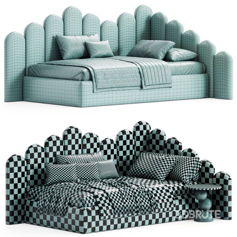 Corner bed Bambini kids multi level Image 6