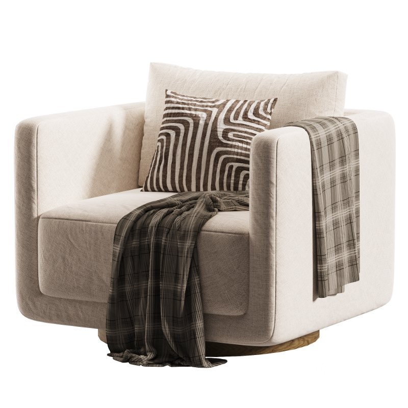 Faux Leather Armchair Image 3