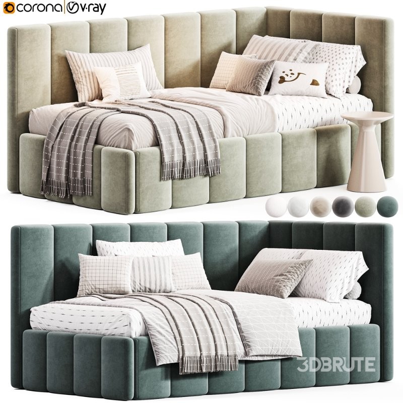 Corner bed Dandy kids By Sensorsleep Image 3