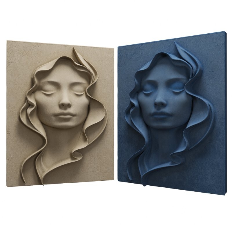 Girl_Face_Wall_Art Image 2