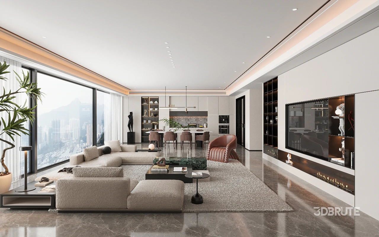 modern living room Image 1