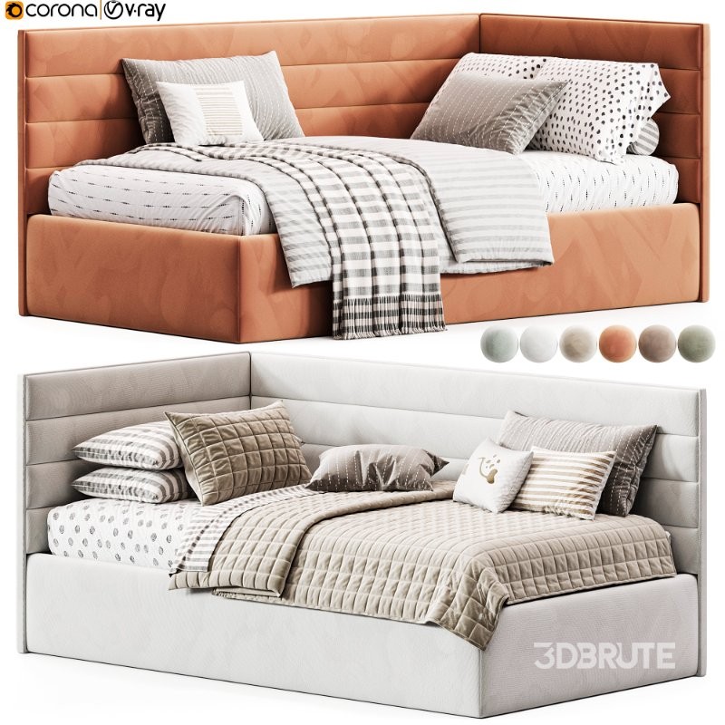 Corner bed Line kids By Sensorsleep Image 6