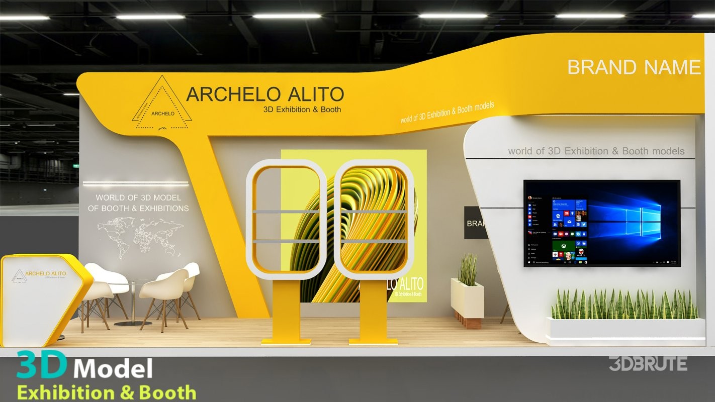 stall 3d model Image 1