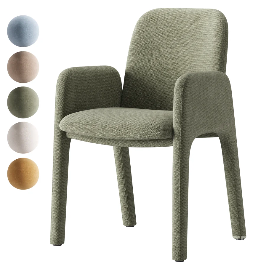 Upholstered Dining Chair Selena Image 1