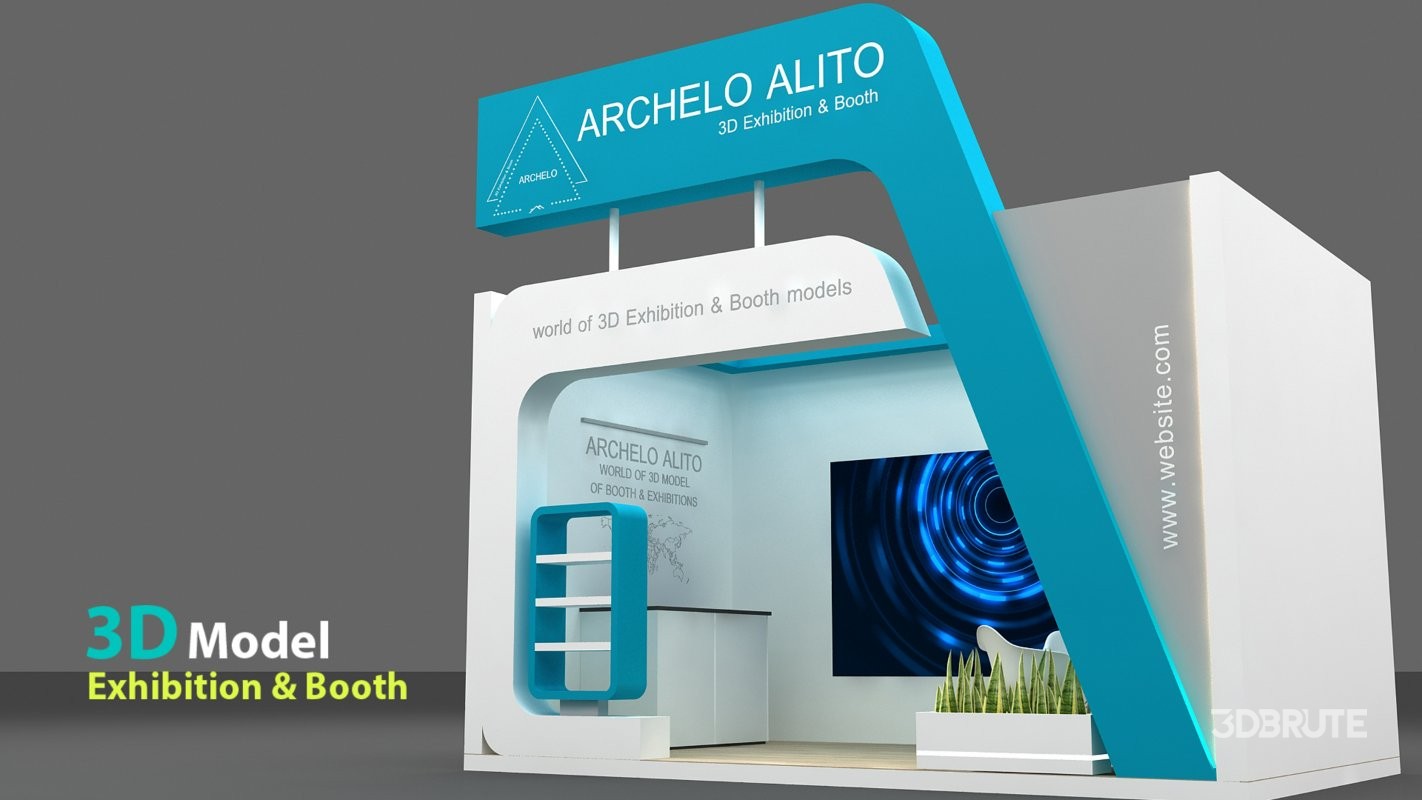 stall 3d model Image 2