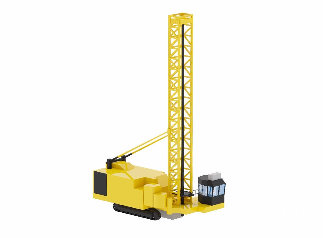 Drill Rig Mining D6640 Simplified Image 3