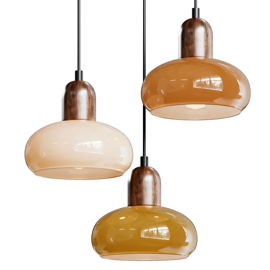 Glass Dome Pendant Light Image 3