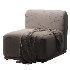 Sylvie Cream Boucle Armless Chair - Thumbnail 1