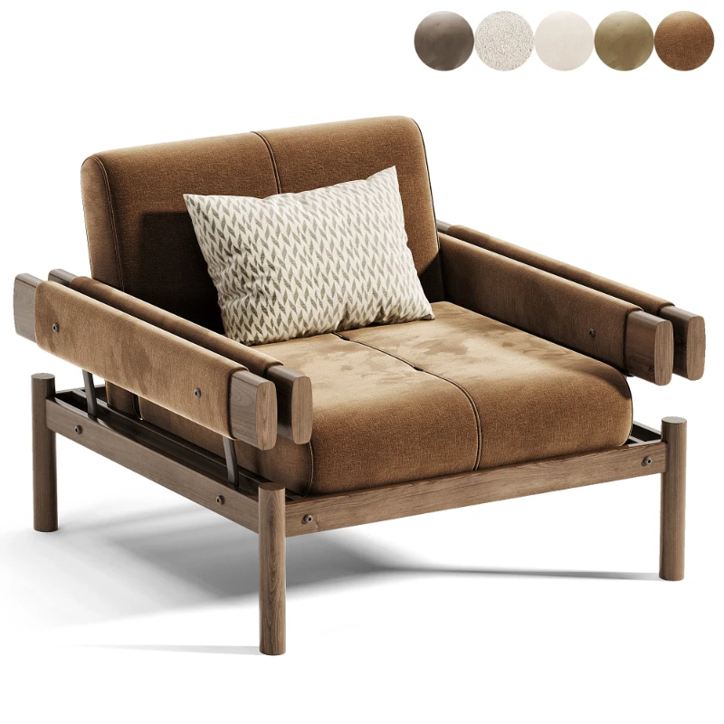 Pair of MP-19 armchair by Percival Lafer Image 5