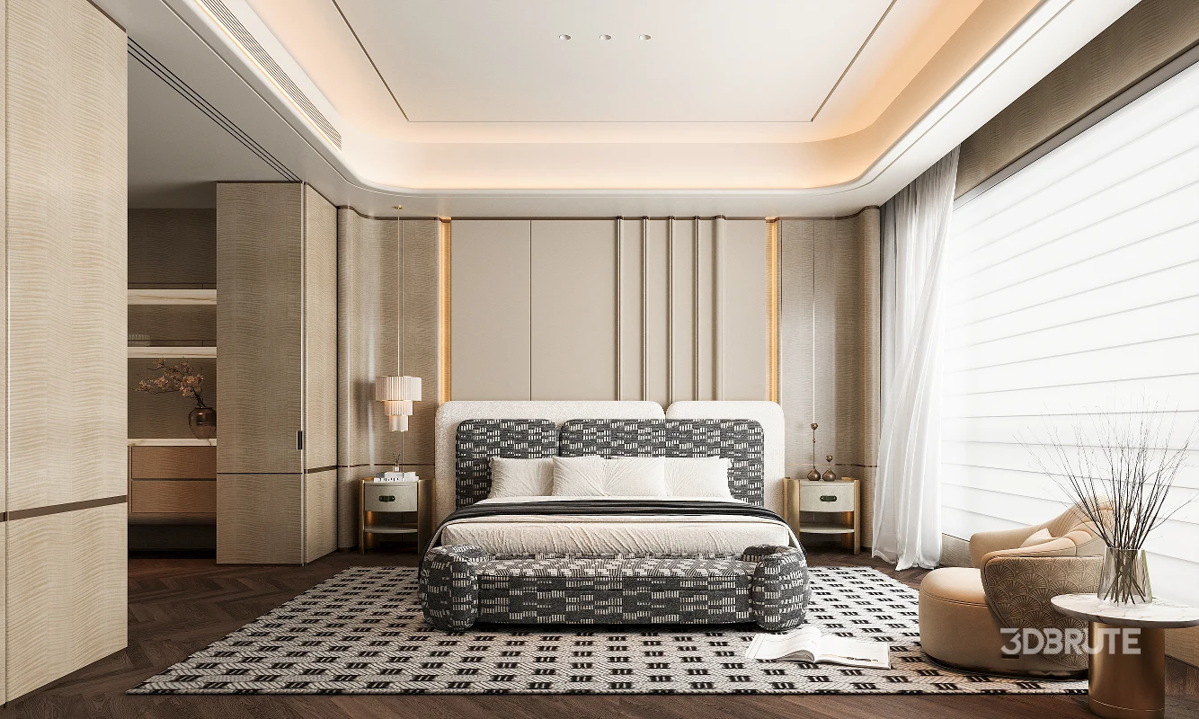 Modern bedroom Image 1